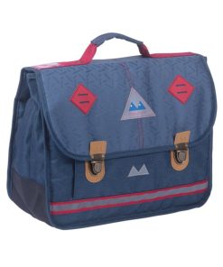Cartable 35 Cm Poids Plume Confettis Marine - Bleu marine