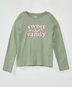T-shirt manches longues - Vert