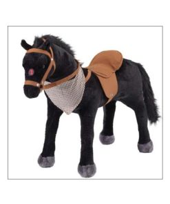 Happy People - Cheval avec son - Cheval noir Ross - Noir