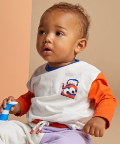 Tee-shirt tricolore X Taxi Brousse - Blanc/orange