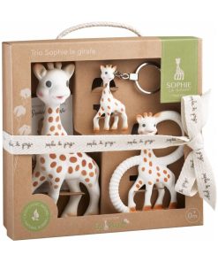 Coffret de naissance : Trio So'Pure Sophie la Girafe - Blanc