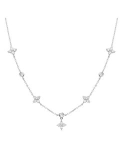 Collier Nainne, rhodié - Multicolore