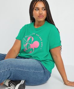 T-shirt 'Minnie' à manches courtes - Vert