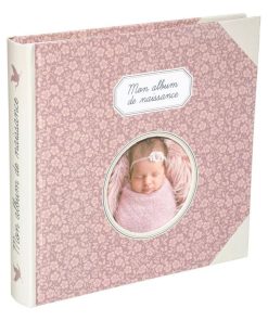 Album de naissance 120 photos rose - Rose