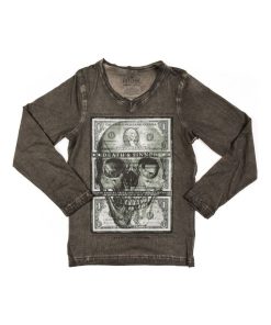 T-SHIRT JONAEL BOY - Gris foncé