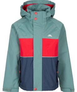Trespass - Veste imperméable OCEAN - Vert foncé