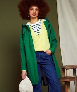 Parka à capuche déperlant - Vert