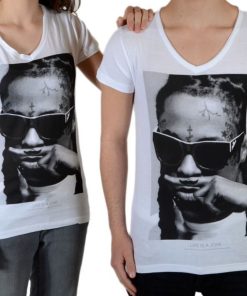 Tee Shirt Little Eleven Paris Lil SS Mixte - Blanc