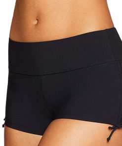 Bas de maillot shorty réglable Nora Island Hopping - Noir