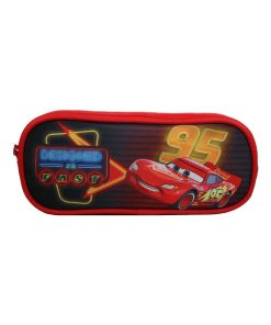 BAGTROTTER Trousse scolaire 2 compartiments DS Cars Rouge - Rouge