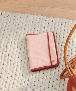 Protège carnet de santé - rose