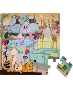 Puzzle Tactile Une Journée Au Zoo (20 Pièces) - N/A