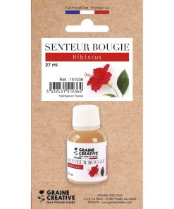 Parfum pour bougies 27 ml - Senteur Hibiscus - Multicolore