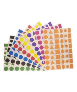 Gommettes prédécoupées 6 formes - N/A