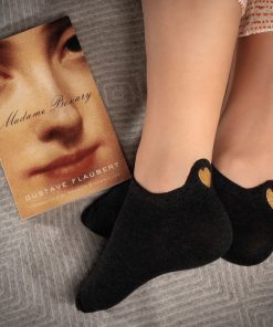Socquettes En Coton Coeur- Sockup- 35-42 - Noir