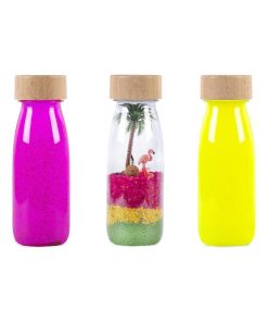 Lot de 3 bouteilles sensorielles Paradis fluorescentes - Multicolore