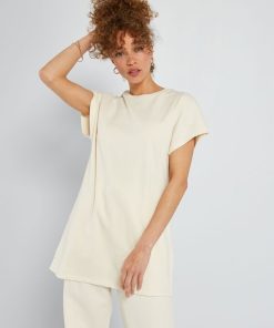 T-shirt uni - Ecru