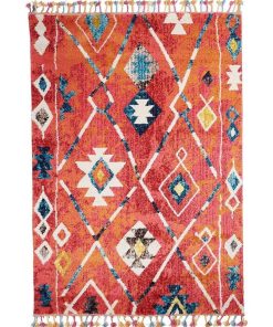 Tapis berbère style 160x230 BERBER TRIBAL MK 02 Multicolore OEKO TEX Exclusivité idéal pour le salon - Multicolore