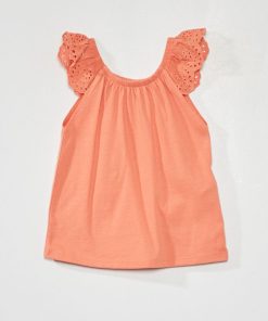 Débardeur en jersey uni - Orange