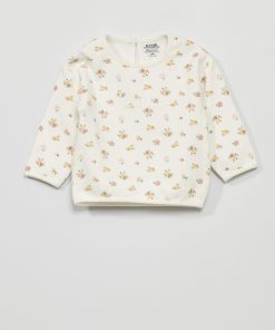 Sweat avec imprimé - Blanc
