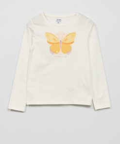 T-shirt manches longues - Blanc