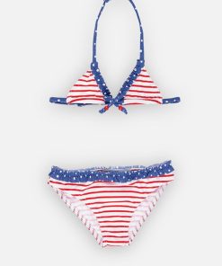 Bikini ligné et Cape Cod - Bleu