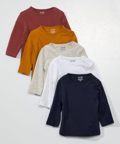 Lot de 5 t-shirts basiques - Multicolore
