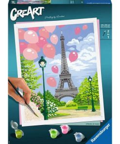 CreArt : Peinture au numéro : Grand Format : Printemps à Paris - N/A