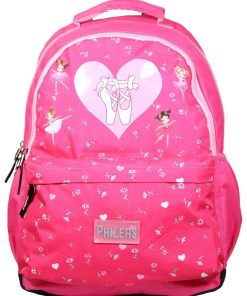BAGTROTTER Sac à dos 2 compartiments Phileas Rose Danseuses - Rose