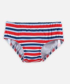 Maillot caleçon Rayé - Bleu