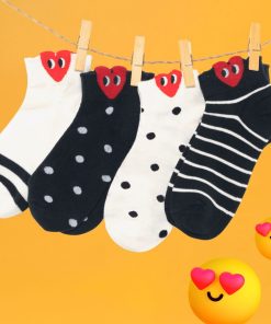Coffret Chaussettes Coeur Des Garçons (Lot x4)- Sockup- 35-42 - Multicolore