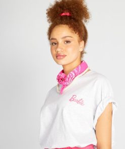T-shirt en jersey 'Barbie' - Gris