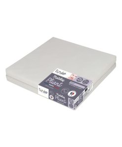 Matelas Bébé Pliant 2 Parties - 60 cm x 120 cm x 4 cm - gris clair