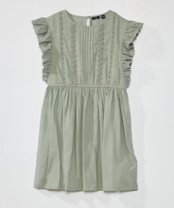 Robe de cérémonie - Vert lichen