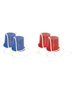 2 paires Seaux à marcher rouge+bleu - N/A