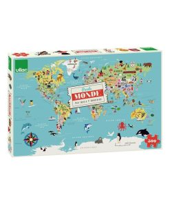 Carte du monde puzzle 500 pcs ingela p.a - N/A
