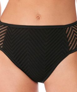 Bas de maillot de bain taille haute Urban - Noir