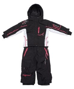 Ensemble de ski fille GAULINE - Noir Noir