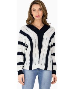 Pull grosse maille Kebello - Blanc Blanc