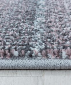 Tapis salon 200x290 ONTARIA Rose OEKO TEX idéal pour Salle à manger - Rose