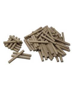 100 barres de 10 - base 10 en bois naturel - N/A