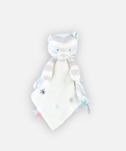 Doudou Milo en Veloudoux, gris/aqua - N/A