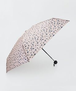 Parapluie rétractable avec housse - Marron