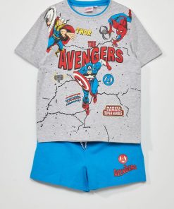 Ensemble 'Avengers' - 2 pièces - gris