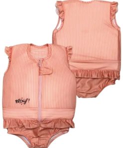 Maillot de Bain Pretty Enfant avec Flotteurs - Accessoire de Natation Fille - Rose pâle