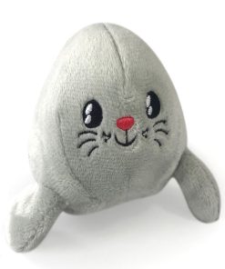 Hochet peluche lumineux phoque Shakie - Gris