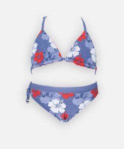 Bikini Réversible Hawaii Fille - Rouge