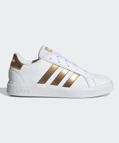 Baskets 'adidas' 'Grand court ' - Blanc/Doré