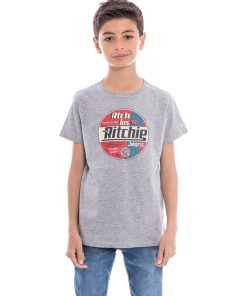 T-shirt pur coton organique NAGEL BOY - Gris