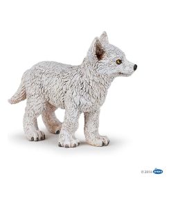 Figurine jeune loup polaire - N/A